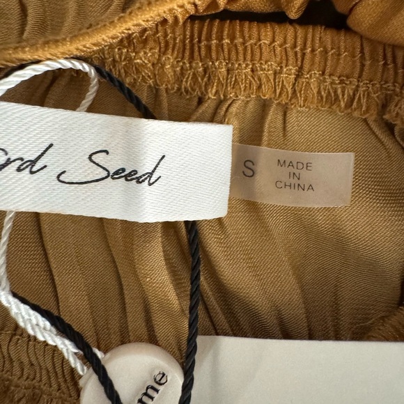 BOHME (NWT) Mustard Seed Women’s Dijon Jill Polyester/Rayon Mini Dress-SMALL - Picture 3 of 8